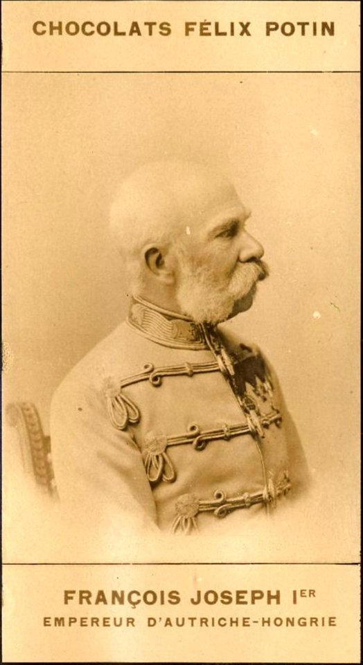 Chocolats Félix Potin François Joseph 1er, empéreur d'Autriche-Hongrie