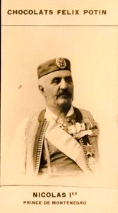 Chocolats Félix Potin Nicolas 1er, prince de Montenégro
