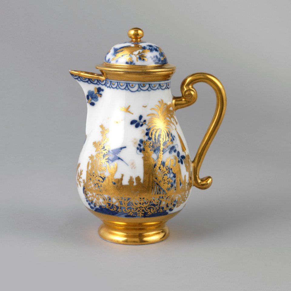 Chocolate Pot And Lid (Germany), ca. 1740 (CH 18350613)