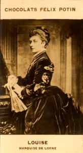 Chocolats Félix Potin Louise, marquise de Lorne