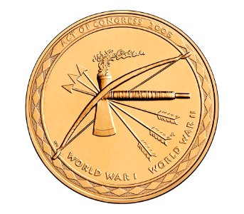 Choctaw Nation Congressional Gold Medal (reverse)