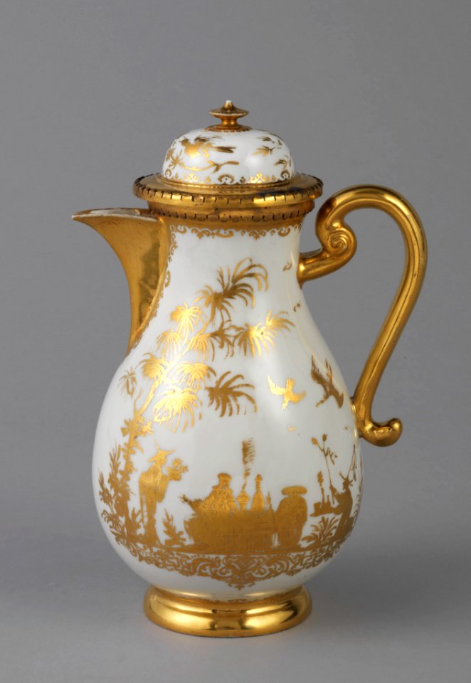 Chocolate Pot And Lid (Germany), ca. 1735 (CH 18350521-2)