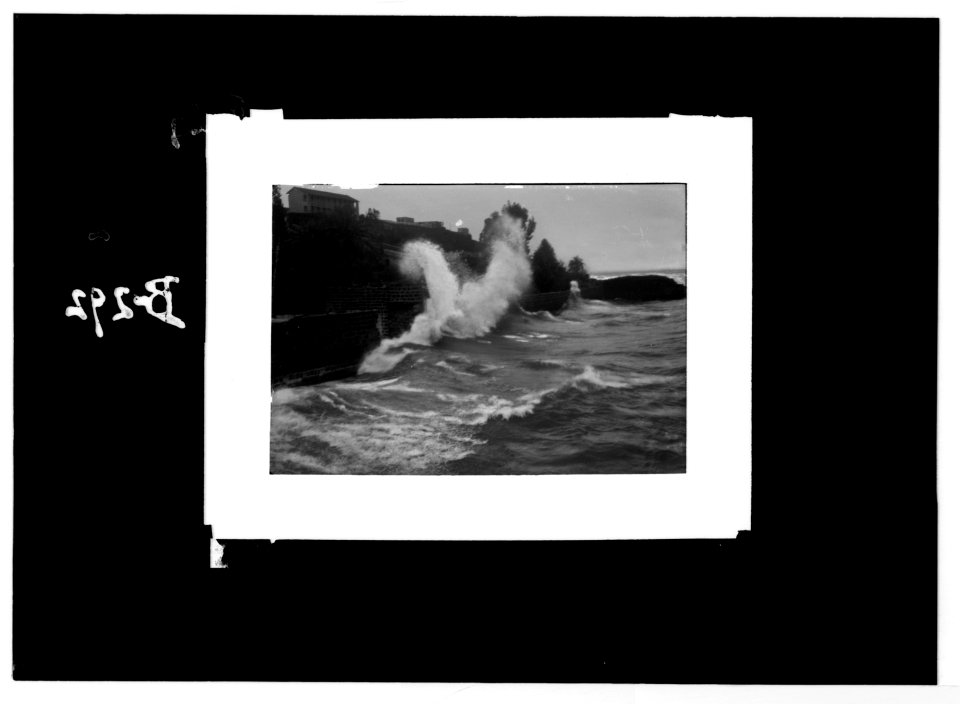 Choice set of thirteen slides, illustrating the Sea of Galilee and its fishermen still 'toiling with their nets.' 'Great storm' on the lake LOC matpc.05684