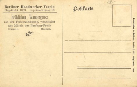 Chorin, Brandenburg - Stadtansicht (back) (Zeno Ansichtskarten)