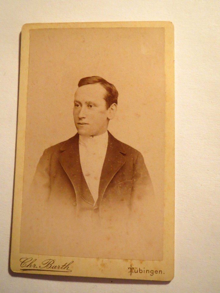 Chr Barth - Student August Gerngross CdV WS 1894-95