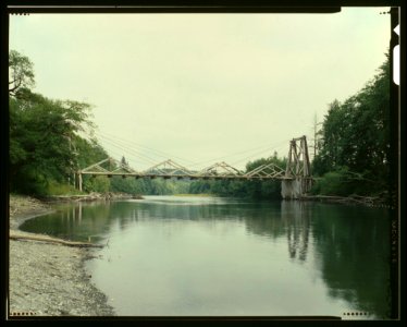 Chow Chow Suspension Bridge, Taholah, Washington