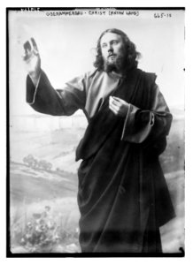 Christ (Anton Lang) in passion play, Oberammergau, Bavaria, Germany LCCN2014683195