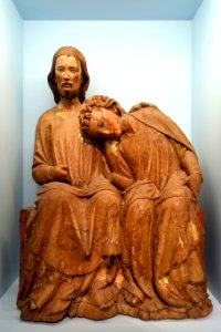 Christ and John, from the Mariaberg Benedictine Abbey, Kreis Sigmaringen, 1350-1400 AD - Landesmuseum Württemberg - Stuttgart, Germany - DSC03059 photo