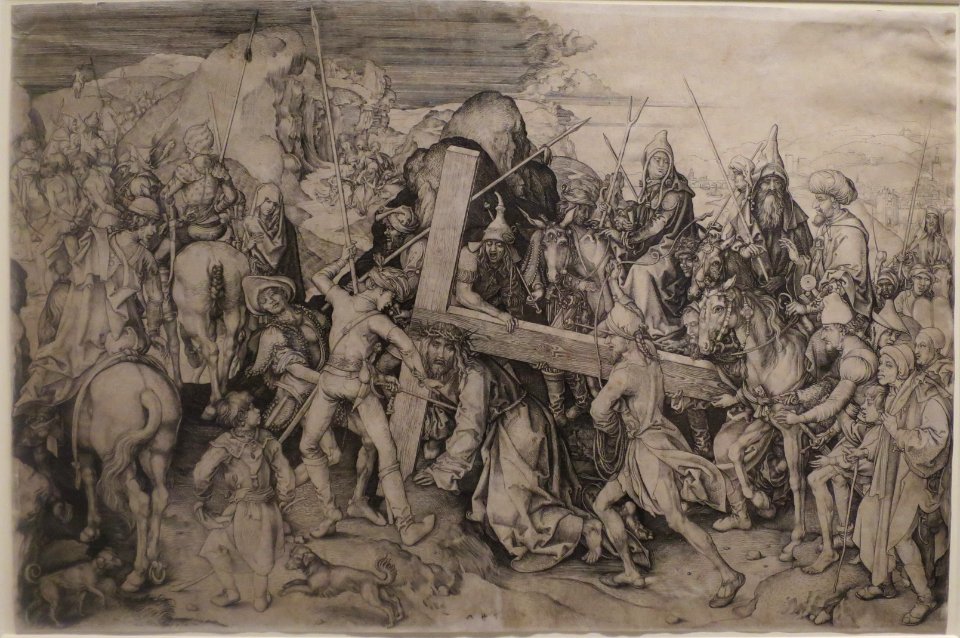 Christ Bearing the Cross by Martin Schongauer, Honolulu Museum of Art