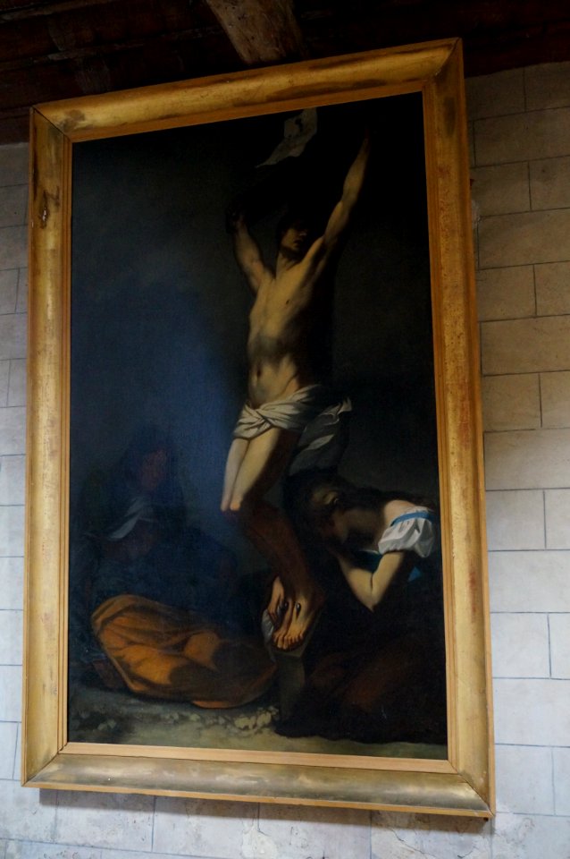 Christ en croix église montmort Besson 02841