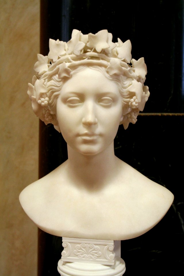Christian Daniel Rauch - Agnes Rauch mit Efeukranz