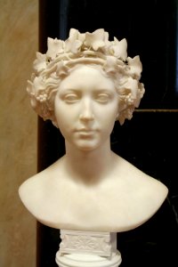 Christian Daniel Rauch - Agnes Rauch mit Efeukranz