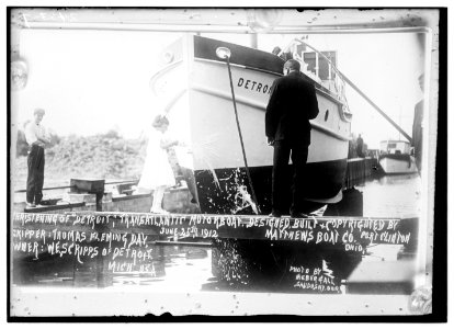 Christening of DETROIT LCCN2014690680