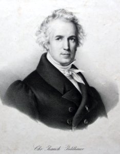 Christian Daniel Rauch (1777–1857) Bildhauer, nach der Natur von E. Magnus, auf Stein gezeichnet von Fr. Legrand 1831