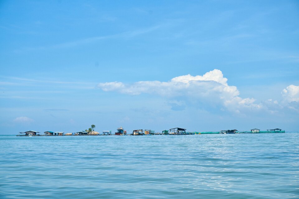 Marine ocean blue