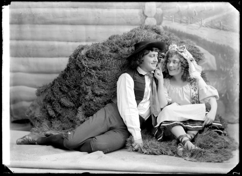 Christian Schröder and Inga Berentz in Prinsen av Burgund at Oscarsteatern 1912 - SMV - NB050