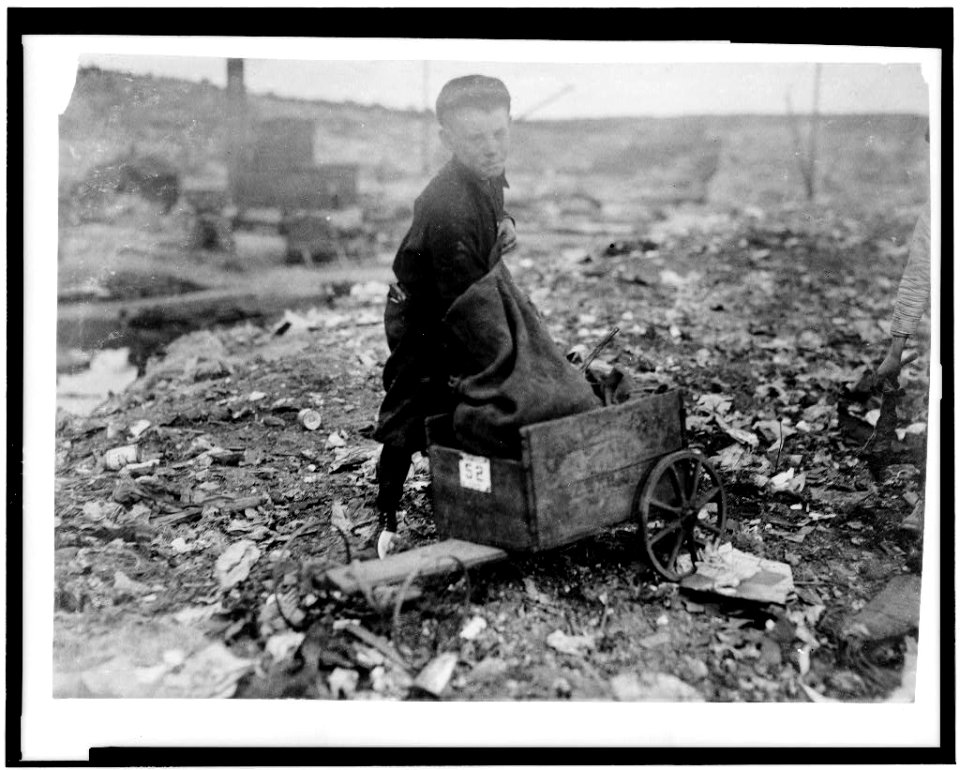 Christie Stubbs. 11 year old scavenger - Pine Street Dumps - Lives 141 Plain St. LOC cph.3c02398