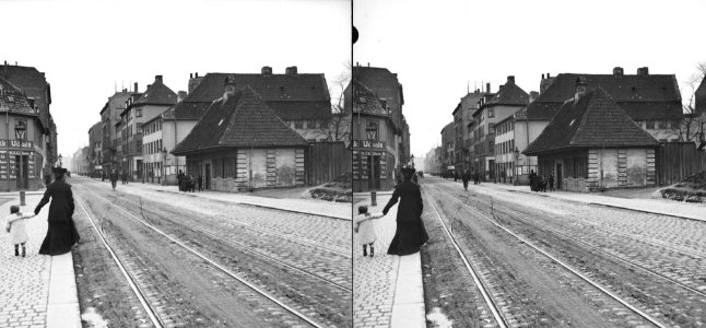 Christianshavn - Torvegade med accisseboden, 1901-1922