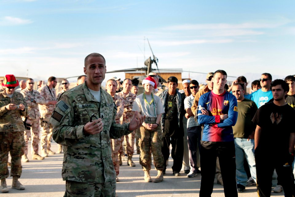 Christmas Eve cookout and soccer tournament on FOB Farah 121224-N-IE116-206