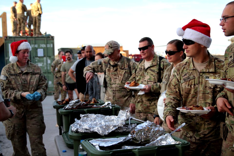 Christmas Eve cookout and soccer tournament on FOB Farah 121224-N-IE116-262