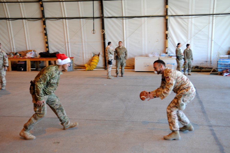 Christmas Eve cookout and soccer tournament on FOB Farah 121224-N-LR347-060