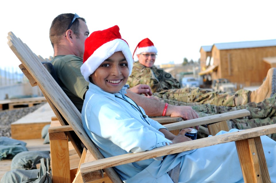 Christmas Eve cookout and soccer tournament on FOB Farah 121224-N-LR347-142