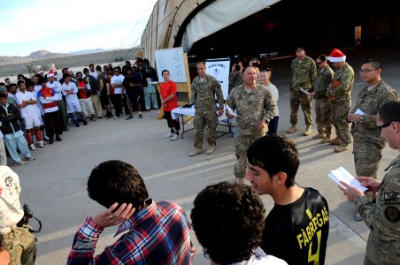 Christmas Eve cookout and soccer tournament on FOB Farah 121224-N-LR347-191