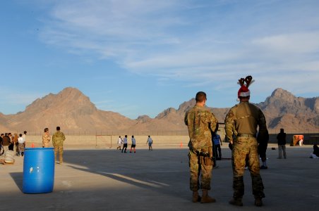 Christmas Eve cookout and soccer tournament on FOB Farah 121224-N-LR347-247