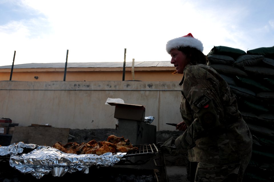 Christmas Eve cookout and soccer tournament on FOB Farah 121224-N-LR347-112