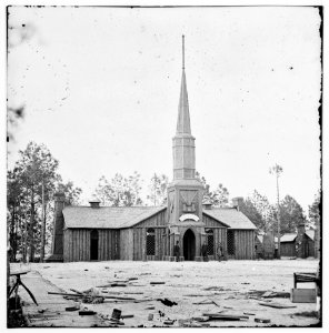 Church built by 50th new york engineers