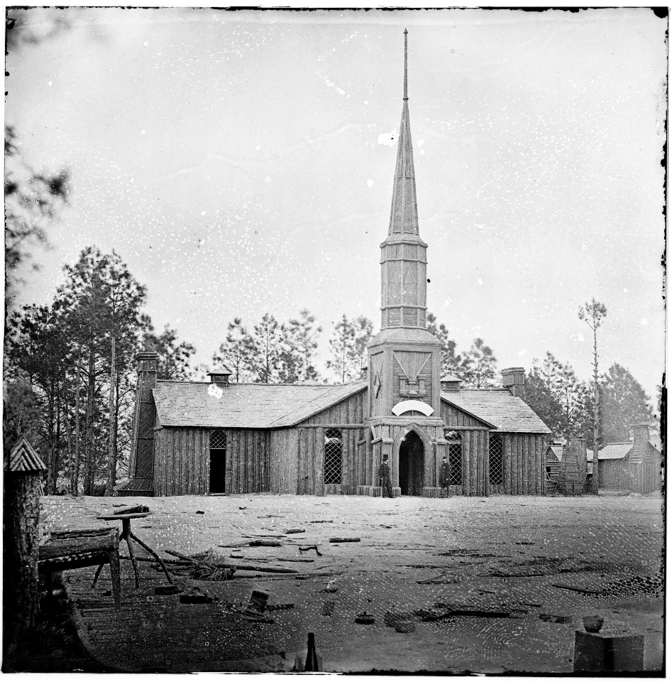 Church built by 50th new york engineers at popular grove