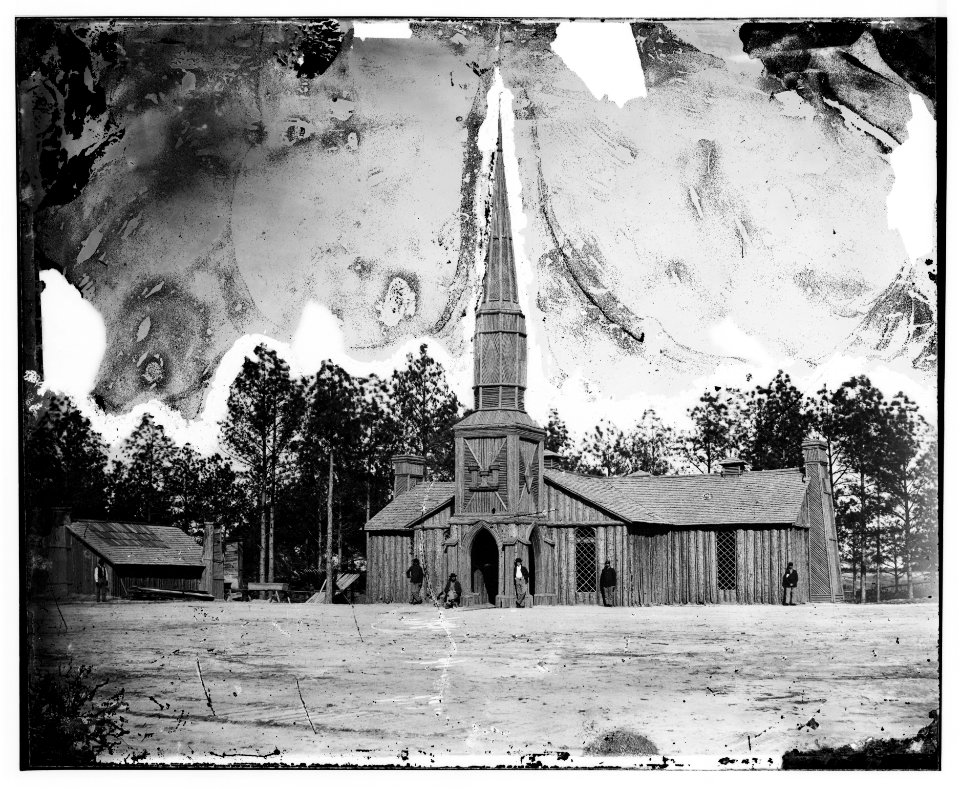 Church of Petersburg, Va, built by 50th N.Y. engineers LOC cwpbh.03341