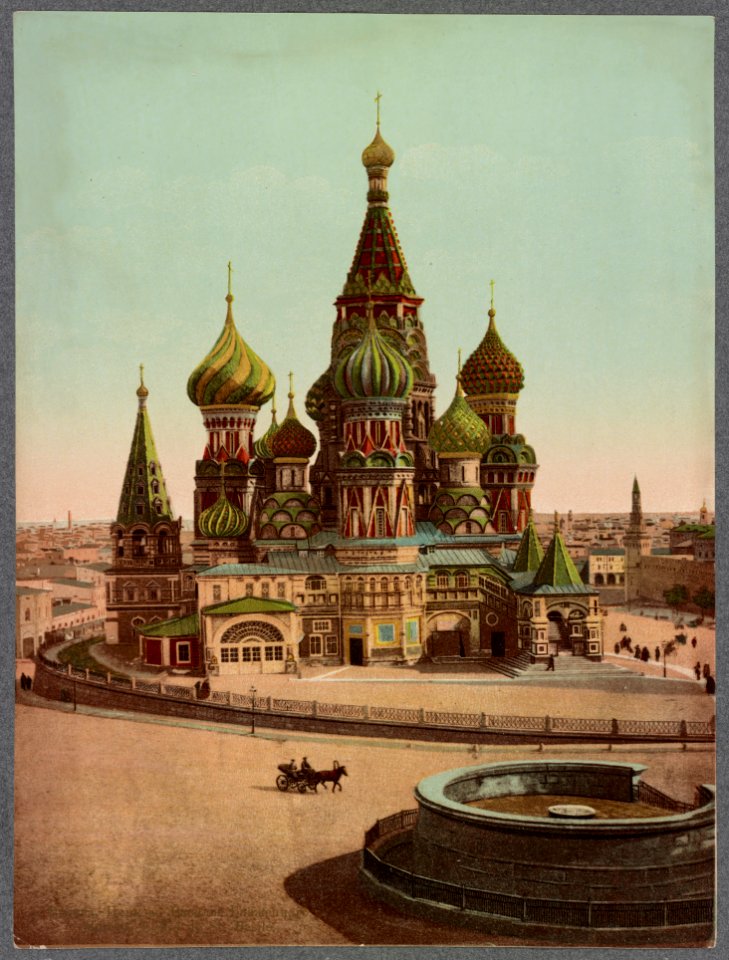 Church of St. Basil, Red Square Moscow LCCN2017660946