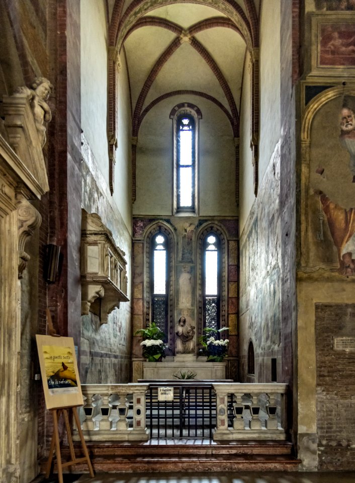 Church of the Eremitani (Padua) - Interior - Cappella absidale dedicate alla famiglia Sanguinacci