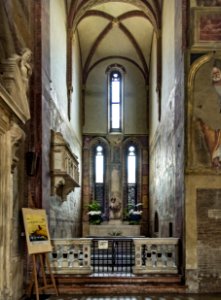 Church of the Eremitani (Padua) - Interior - Cappella absidale dedicate alla famiglia Sanguinacci
