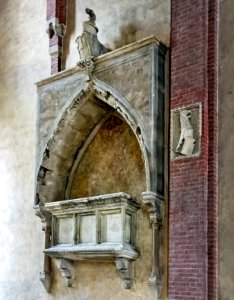 Church of the Eremitani (Padua) - Interior - Tomb of Francesco Dotto