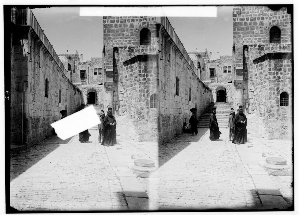 Church of the Holy Sepulchre and surroundings. Approach to the Church of the Holy Sepulchre LOC matpc.00868