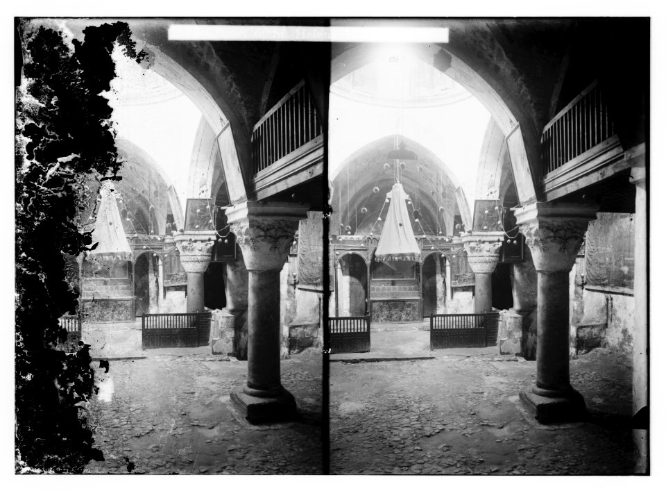 Church of the Holy Sepulchre and surroundings. Chapel of St. Helena LOC matpc.06511