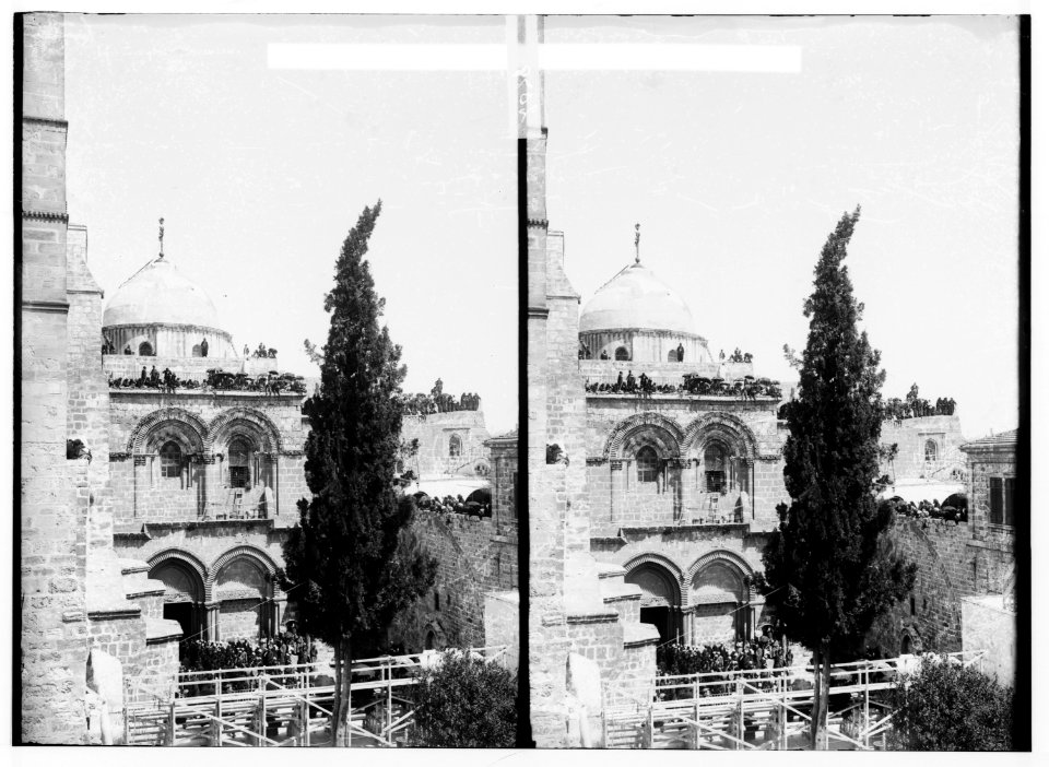 Church of the Holy Sepulchre and surroundings. Church of the Holy Sepulchre LOC matpc.00869
