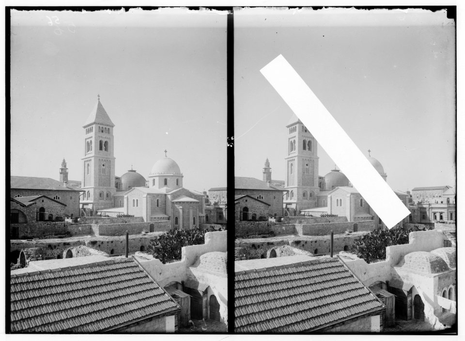 Church of the Holy Sepulchre and surroundings. German Church of the Redeemer LOC matpc.00862