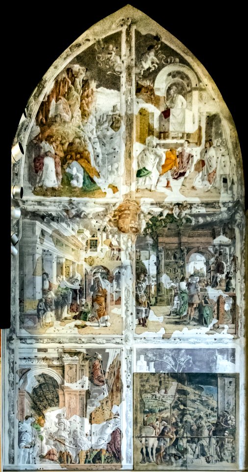Church of the Eremitani (Padua) - Interior - cappella Ovetari - storie di san giacomo