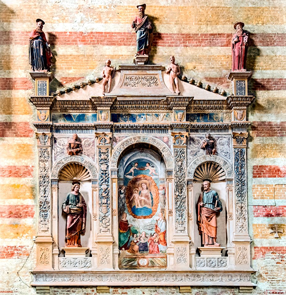 Church of the Eremitani (Padua) - Interior - Ave Regina Caelorum