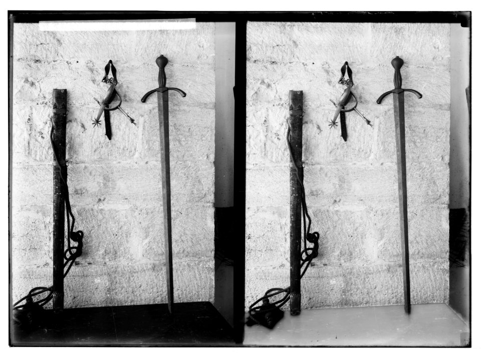 Church of the Holy Sepulchre and surroundings. Sword and spurs of Godfrey LOC matpc.05428