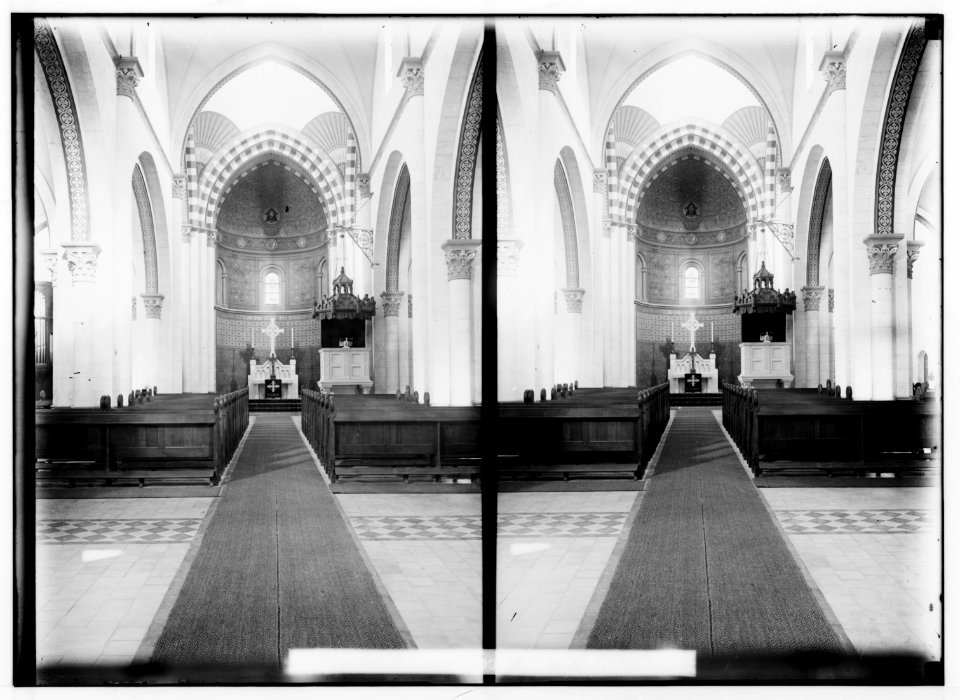 Church of the Holy Sepulchre and surroundings. German church, interior LOC matpc.00863