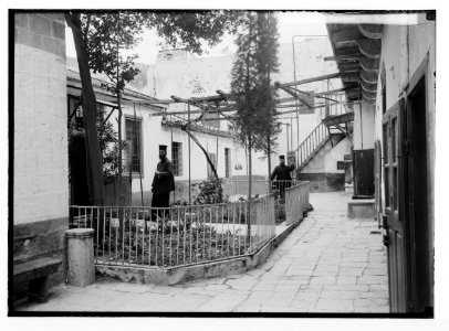 Church of the Holy Sepulchre and surroundings. Greek convent. The library exterior LOC matpc.02492
