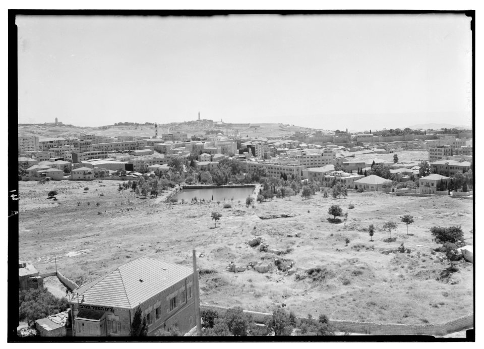 Church of the Holy Sepulchre and surroundings. Upper Pool of Gihon LOC matpc.14747