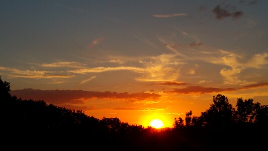 Sunset nature atmospheric
