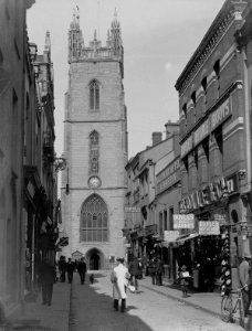 Church Street & St Johns Tower, Cardiff (4641717) photo