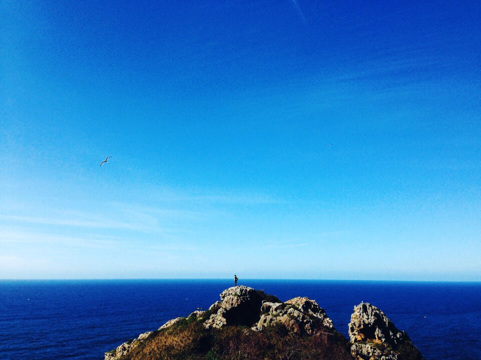 Sea ocean rocks