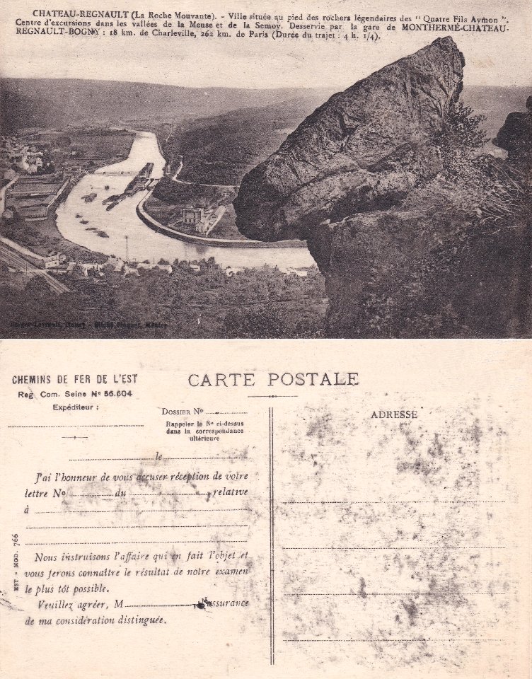 Château-Régnault – La roche Mouvante vº-r°